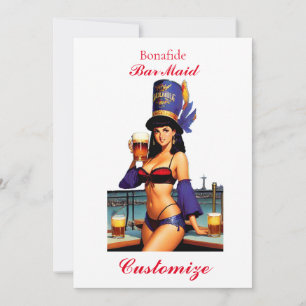 Bonafide Bar Maid Thunder_Cove Einladung