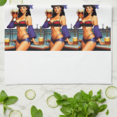 Bonafide Bar Maid Thunder_Cove Geschirrtuch (Gefaltet)