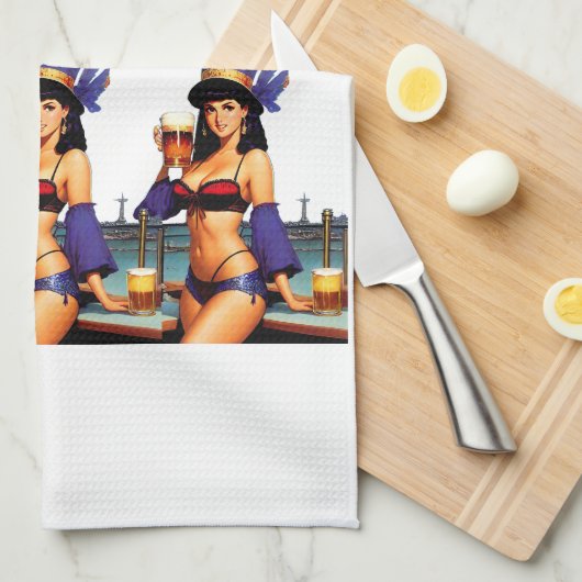 Bonafide Bar Maid Thunder_Cove Geschirrtuch (Viertel Falte)