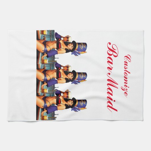 Bonafide Bar Maid Thunder_Cove Geschirrtuch (Horizontal)