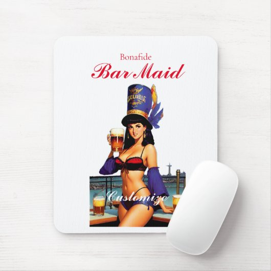 Bonafide Bar Maid Thunder_Cove Mousepad (Mit Mouse)