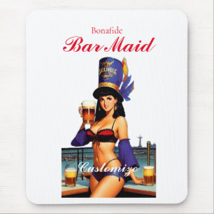 Bonafide Bar Maid Thunder_Cove Mousepad