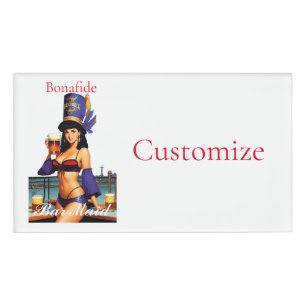 Bonafide Bar Maid Thunder_Cove Namenschild