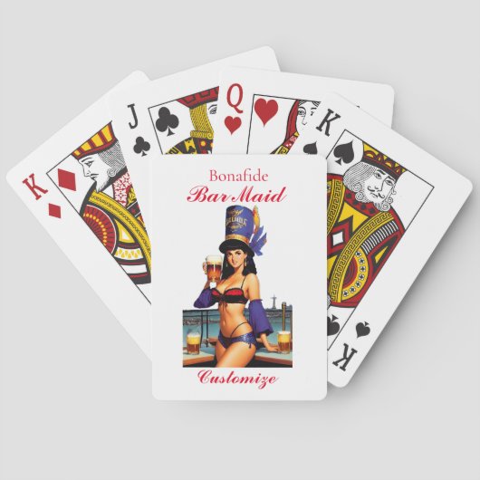 Bonafide Bar Maid Thunder_Cove Spielkarten (Rückseite)