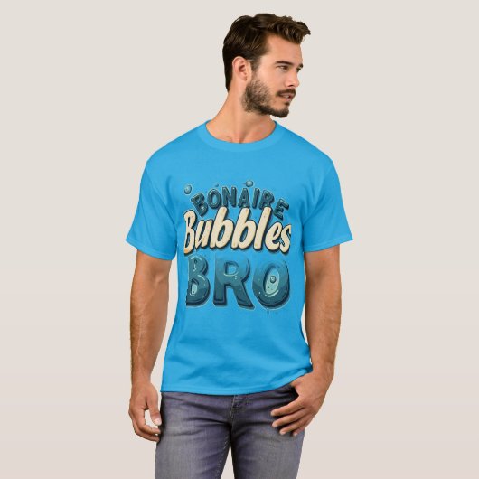 Bonaire bubbles bro T-Shirt (Vorne ganz)