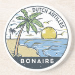 Bonaire Dutch Antilles Vintag Getränkeuntersetzer<br><div class="desc">Bonaire Vektorgrafik Design. Bonaire,  eine Inselgemeinde der Niederlande,  liegt vor der Küste Venezuelas in der südlichen Karibik.</div>