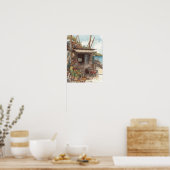 Bonaire fish shack poster (Küche)