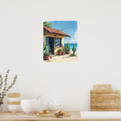 Bonaire fish shack sold out poster (Küche)