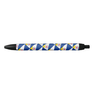 Bonaire Flag Ballpoint Pen Kugelschreiber