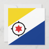 Bonaire Flag Einladung (Vorderseite)