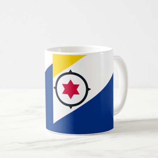 Bonaire Flag Keramik Tasse (VorderseiteRechts)