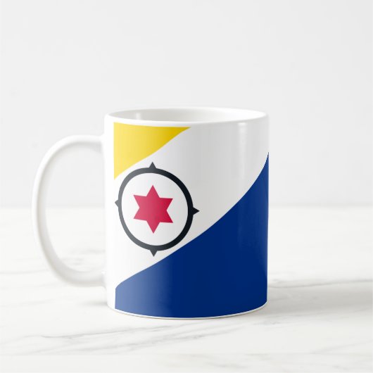Bonaire Flag Keramik Tasse (Links)