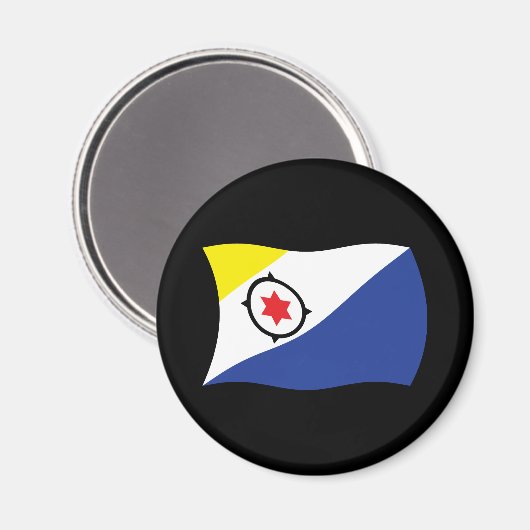 Bonaire Flag Magnet (Vorderseite/Rückseite)
