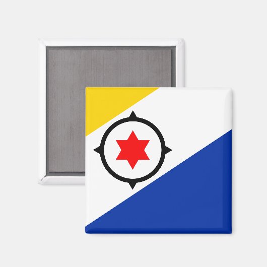 Bonaire Flag Magnet (Vorderseite/Rückseite)