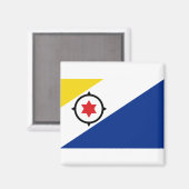 Bonaire Flag Magnet (Vorderseite/Rückseite)