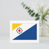 Bonaire Flag Postkarte (Stehend Vorderseite)