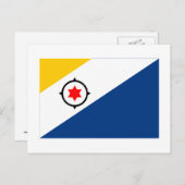 Bonaire Flag Postkarte (Vorne/Hinten)