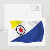 Bonaire Flag Postkarte (Vorne/Hinten)