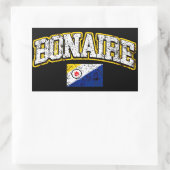 Bonaire Flag Rechteckiger Aufkleber (Tasche)