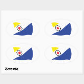 Bonaire Flag Sticker (Blatt)