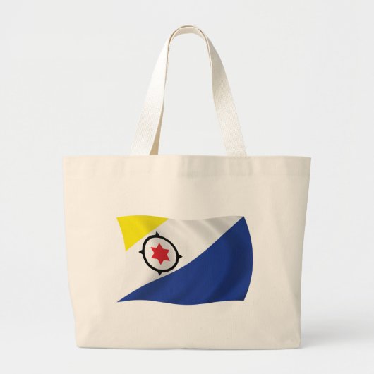 Bonaire Flag Tote Bag Jumbo Stoffbeutel (Vorne)