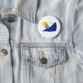Bonaire-Flagge-Button Button (Beispiel)