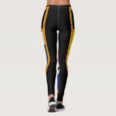 Bonaire-Flagge Leggings (Rückseite)