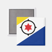 Bonaire flagge Magnet (Vorderseite/Rückseite)