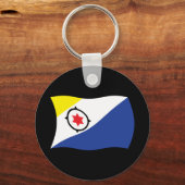 Bonaire-Flagge Schlüsselanhänger (Vorderseite)