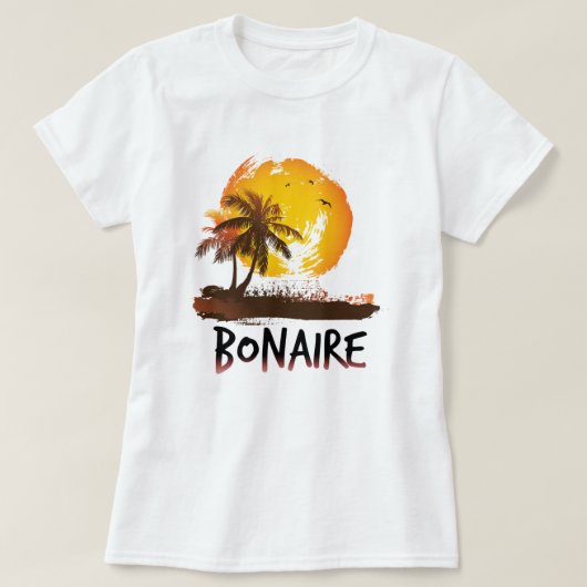 Bonaire Grunge T-Shirt (Design vorne)