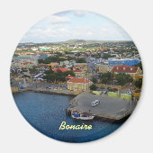 Bonaire Harbour View Magnet (Vorne)