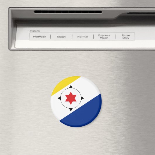 Bonaire Island Flaggenmagnet Magnet (In Situ (Geschirrspüler))