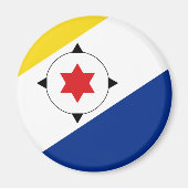 Bonaire Island Flaggenmagnet Magnet (Vorne)