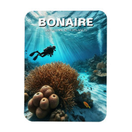 Bonaire Karibik Niederlande Scuba Diver Magnet