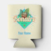 Bonaire Karibik Retro Urlaub Vintage Insel Dosenkühler (Rückseite)