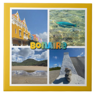 Bonaire Landschaftliche FotoCollage Fliese