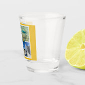 Bonaire Landschaftliche FotoCollage Schnapsglas (Rechts)