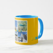 Bonaire Landschaftliche FotoCollage Tasse (VorderseiteRechts)