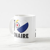 Bonaire-Liebe Kaffeetasse (Vorderseite Links)