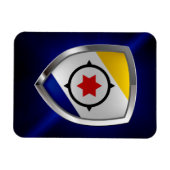 Bonaire Mettalic Emblem Magnet (Horizontal)