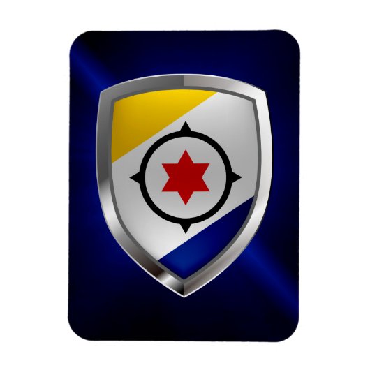 Bonaire Mettalic Emblem Magnet (Vertikal)