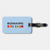 Bonaire Nautic Maritime Segelfahnen Gepäckanhänger (Rückseite horizontal)