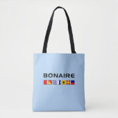 Bonaire Nautic Maritime Segelfahnen Tasche (Vorderseite)