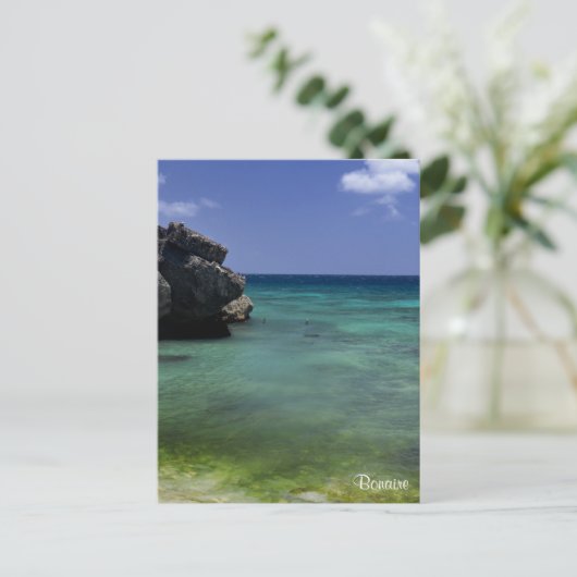 Bonaire Ocean Postkarte (Stehend Vorderseite)