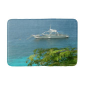 Bonaire Ocean View mit Boat Bathmat Badematte (Vorderseite)