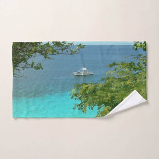 Bonaire Ocean View mit Bootbadehandtuch Set (Handtuch)