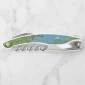 Bonaire Ocean View mit Bootschnecke Kellnermesser (Rückseite)