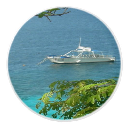 Bonaire Ocean View mit Keramik Pull Keramikknauf (Vorderseite)