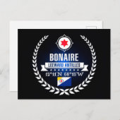 Bonaire Postkarte (Vorne/Hinten)