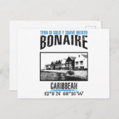 Bonaire Postkarte (Vorne/Hinten)